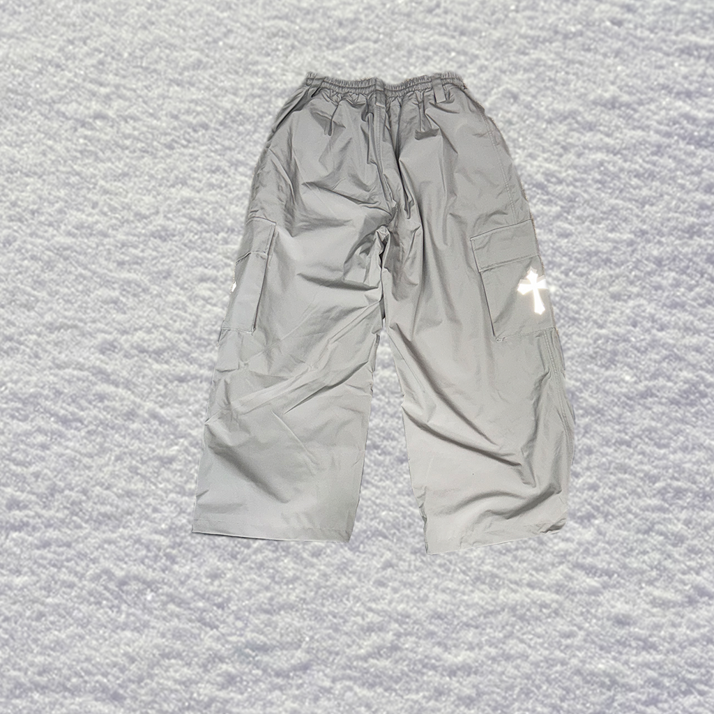 Grey Iron Cross Pants