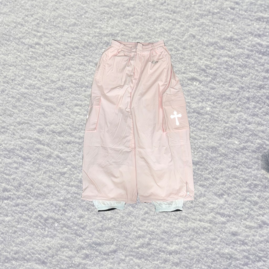 Pink Iron Cross Pants